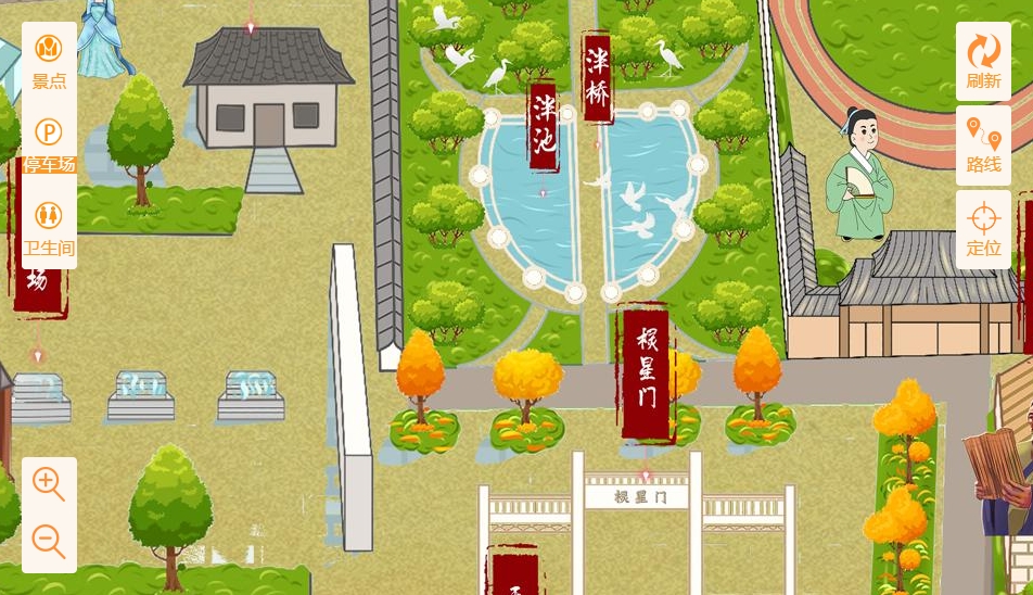 顺庆手绘地图景区语音讲解导览系统：智慧景区建设的基石